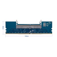 Adaptador de Memoria RAM DDR4 para Portátil, Tarjeta Convertidora, Probador de Memoria, Adaptador de Sodimm a PC DDR4