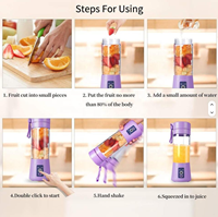 Mini mixeur-presse-agrumes portable USB rechargeable pour fruits, prix de gros, sécurité personnelle