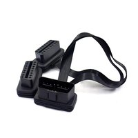 Cable adaptador divisor en Y LONAUTO LT027 OBD2 de 16 pines macho a hembra, línea de diagnóstico uno a dos, al por mayor