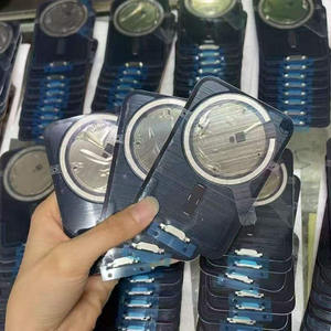 Pour <span class=keywords><strong>iPhone</strong></span> 17 Pro Max 17pro 17Air 17 Verre arrière avec cadre, lunette métallique, anneau magnétique, pièce de réparation et de remise à neuf pour téléphone portable - Product Image 2