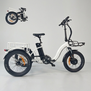 Triciclo Plegable de Alta Calidad de 20 Pulgadas con Batería Extraíble, Bicicleta de 3 Ruedas, Triciclo Eléctrico para la Familia - Product Image 5