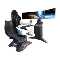 YHY-simulador de vuelo de realidad Virtual, máquina simuladora de vuelo VR 9D, gran oferta