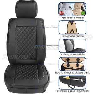 Funda Protectora Universal para Asiento de Coche, de Lino, Delantera y Trasera, Cojín de Verano, Alfombrilla para Sedán, SUV, Camioneta, Accesorios Interiores para Coche - Product Image 4