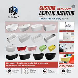 Bañera Ovalada Moderna Independiente para en Interiores Venta al por Mayor de Fábrica, para Baños Domésticos Hoteles de Villas - Product Image 6