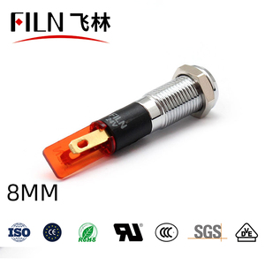 Filn sản xuất 8 mét <span class=keywords><strong>LED</strong></span> chỉ số đèn đỏ màu xanh lá cây màu vàng màu xanh tín hiệu ánh sáng <span class=keywords><strong>mini</strong></span> tín hiệu thí điểm đèn cho bảng điều khiển Điều khiển thiết bị - Product Image 2