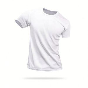 T-shirts vierges à séchage rapide en gros – Personnalisez votre logo imprimé – T-shirts imprimés en polyester pour hommes et femmes – T-shirts électoraux bon marché - Product Image 2