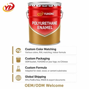 Pintura <span class=keywords><strong>de</strong></span> <span class=keywords><strong>Poliuretano</strong></span> Esmaltada, Mejor Oferta <span class=keywords><strong>de</strong></span> Fábrica, Recubrimiento para Acero <span class=keywords><strong>de</strong></span> Taller, Resistente al Aceite, Secado Rápido, Resistente a Químicos, Capa Final Industrial - Product Image 5
