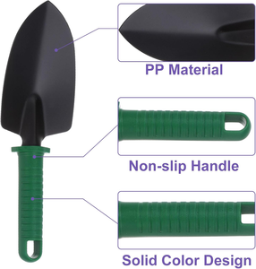 Ensemble d'outils de jardin <span class=keywords><strong>anti</strong></span>-rouille de 10 pièces, tête en acier A3, manche en PP, outils et accessoires de jardinage avec rangement pour le jardin - Product Image 3