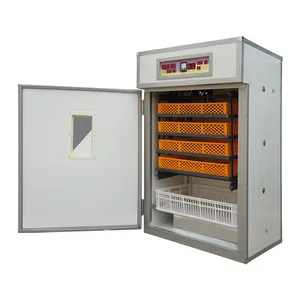 Incubateur commercial, équipement d'éclosion 350 œufs de poulet, setter et couveuse entièrement automatique, température et humidité
