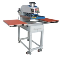 Machines de Presse à Chaud Automatiques A3 A2 pour Transfert de T-Shirt, Presse à Chaud Numérique Pneumatique à Navette