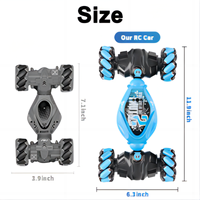 Nuevo Auto de Control Remoto por Gestos 2.4Ghz, 4WD, Transformable, Twister, para Niños y Niñas