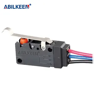 ABILKEEN-Microinterruptor eléctrico, microinterruptor en miniatura, 5A, 250VAC,