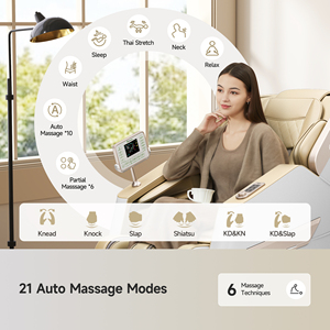 Mecanismo <span class=keywords><strong>de</strong></span> Masaje 3D SL Track 21 <span class=keywords><strong>Programas</strong></span> Automáticos 6 Técnicas <span class=keywords><strong>de</strong></span> Estiramiento Tailandés 28 Bolsas <span class=keywords><strong>de</strong></span> Aire Calefacción en la Cintura - Product Image 6