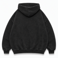 Sweat à capuche oversize épais pour homme, 100% coton, en molleton vintage, délavé à l'acide, avec imprimé ange pleurant gothique, style streetwear, personnalisé ODM
