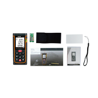 Télémètre laser numérique industriel VA-T60 60M avec niveau à bulle, télémètre portable, mesure en m/pouces/pieds, distance, surface, volume