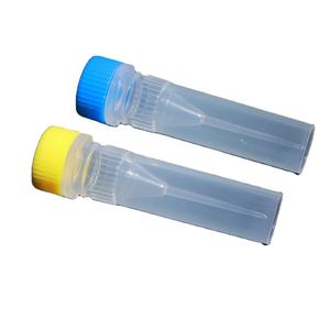 Transparan coklat 0.5 ml tabung Cryo Internal topi eksternal bahan PP steril peralatan laboratorium sekali pakai OEM kustomisasi - Product Image 2