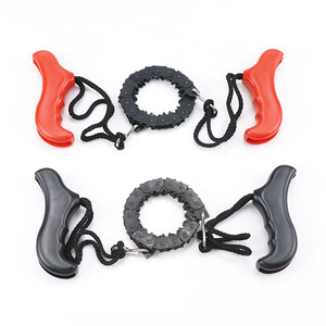 Sierra de mano de bolsillo para carpintería, resistente, de manganeso, para supervivencia al aire libre, con cremallera, negra, para camping, senderismo, caza y pesca - Product Image 3