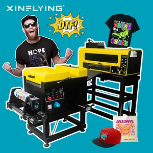 XinFlying Hot Selling Product DTF Heat Transfer Printer A3 12inch Pet Film DTF Printer Set XP600/I3200 Head Factory Wholesale
