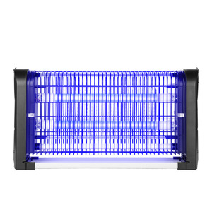Lámpara eléctrica antimosquitos, 720x95x291mm, 10W8W6W4W, trampa insecticida para moscas de plástico negro para interiores, fácil de limpiar - Product Image 2