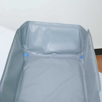 Matelas de douche pliable grande taille pour personnes ayant du mal à s'occuper d'elles-mêmes, pour baignoire