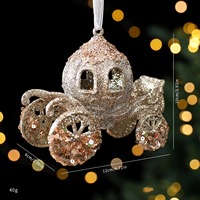 Großhandel Maßgefertigte Sublimations-Weihnachtsanhänger Glitzer Bruchsichere Luxus-Sternförmige Hängende Dekoration für Zuhause