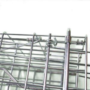 Jaula trampa <span class=keywords><strong>para</strong></span> animales de malla de alambre plegable grande de 42,5 pulgadas <span class=keywords><strong>para</strong></span> atrapar ratones, <span class=keywords><strong>liebres</strong></span>, comadrejas, captura de animales diversos en múltiples campos - Product Image 5