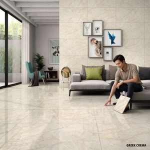 กระเบื้องพอร์ซเลนลายหินอ่อนสีเทาขาว รุ่นวิสตาร์ โมเดิร์น ขนาด 600x1200 มม. ผิวเงา สำหรับตกแต่งภายในห้องนั่งเล่น - Product Image 4