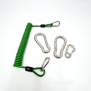 DFR1111 Bandes de Résistance Rétractables Colorées avec Mousquetons en Acier Inoxydable – Équipement de Fitness Portable - Product Image 4