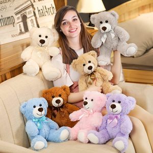 Gấu bông nhồi bông dễ thương 35cm siêu mềm mại, đồ chơi thú nhồi bông nhỏ dành cho bé trai bé gái, quà sinh nhật Giáng sinh Valentine - Product Image 2