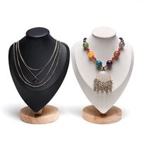Présentoir à bijoux en bois personnalisé pour magasin de détail, support de présentation de colliers, ensemble de présentoirs à bijoux