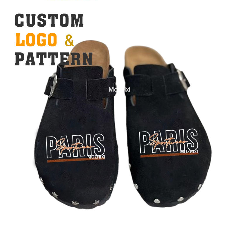 Simple Slippers Shoe Design Logo For Men Customized Designs Unisex