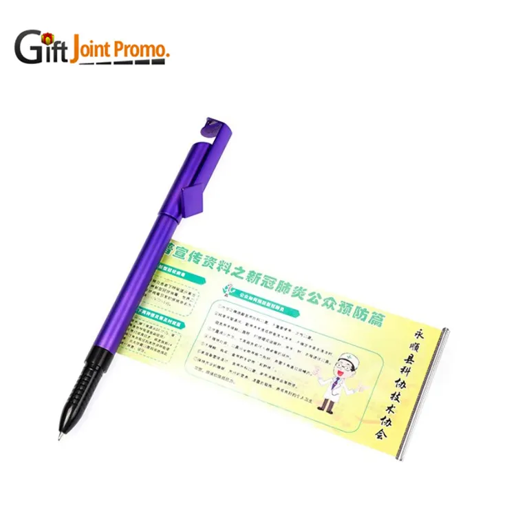 Hot Selling Touch Screen Pens Cheap Banner Pen Stylus Mobile Phone Holder Pen