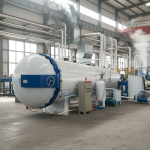 Autoclave a Vuoto e Pressione Automatica per Trattamento Pali in <span class=keywords><strong>Legno</strong></span> con Cuscinetti, Motore e Telecomando per Impregnazione del <span class=keywords><strong>Legno</strong></span> - Product Image 1