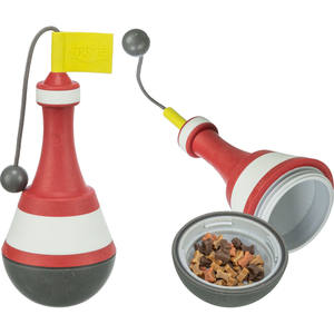 Trixie - Boya de juguete acuática con cuerda de 19 cm para mascotas, para refrigerios - Product Image 1