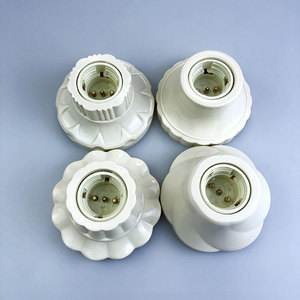 Giá Đỡ Bóng Đèn Gắn Tường Loại <span class=keywords><strong>Pin</strong></span> Yaki Bakelite B22 & <span class=keywords><strong>E27</strong></span> - Product Image 5