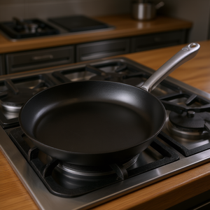 <b>Cast</b> Iron Frying <b>Pan</b> 28 Cm Professional Kitchen Use - Product Image 3