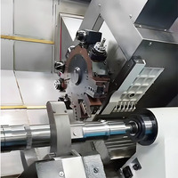 Torno CNC de Cama Inclinada TCK110Y, Precio Competitivo, Torno Horizontal de Alta Resistencia de un Solo Eje, Control GSK con Eje Y y Torreta Móvil