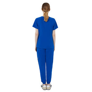 スクラブ女性カスタムロゴしわ防止通気性病院ナーススーツセットスタイリッシュな医療ストレッチジョガースクラブユニフォームセット - Product Image 6