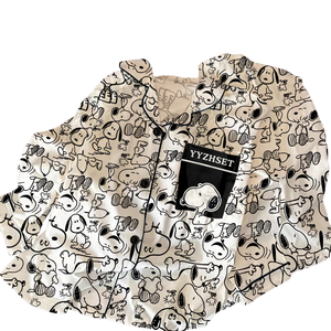 Pigiama da donna pigiami da donna Set pigiami in bambù a manica lunga elastica per tutte le stagioni pigiami da notte da donna