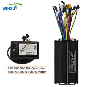 ชุดควบคุมมอเตอร์ไร้แปรงถ่าน WINXU 1000W 1200W 1500W คลื่นไซน์ 36V 48V 60V 30A พร้อมจอ LCD S866 สำหรับสกู๊ตเตอร์ไฟฟ้าและจักรยานไฟฟ้า - Product Image 1