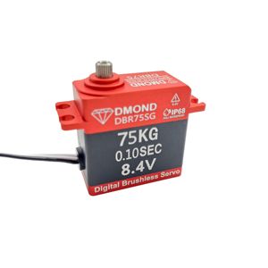 Servomoteur numérique sans balais en acier DMOND DBR75SG 75kg 0.10sec 8.4V pour voiture RC, avion RC, <span class=keywords><strong>Nitro</strong></span>, Low Rider, Crawler, Buggy - Product Image 1
