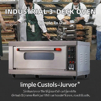 Four de Cuisson Électrique Industriel Commercial à 1 Plateau et 1 Bac, à Contrôle Numérique Automatique / Nouveau Four à Pain Portable pour Boulangerie