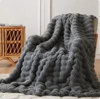 Couverture en fausse fourrure ZHENG YE super douce et chaude, tapis moelleux personnalisable pour chambre, salon et bureau