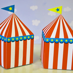 Caja de Regalo para Cupcakes con Diseño de <span class=keywords><strong>Circo</strong></span> / Caja de Regalo para Fiestas de Cumpleaños con Diseño de Carpa de <span class=keywords><strong>Circo</strong></span> / Caja de Dulces para Fiestas de Cumpleaños con Diseño de <span class=keywords><strong>Circo</strong></span> - Product Image 4