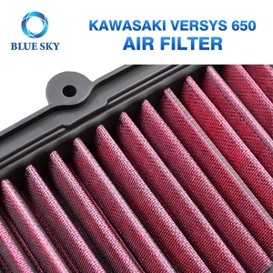 Filtre à air pour moto Kawasaki VERSYS 650 ABS 2015-2019 EX650 <span class=keywords><strong>Ninja</strong></span> 650-2017/EX650 Versys <span class=keywords><strong>LT</strong></span> ABS 2020-2015 - Product Image 2