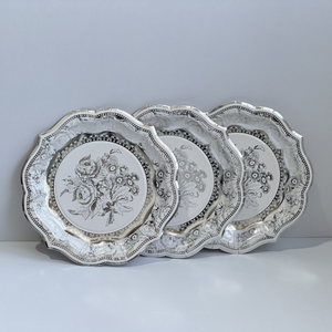 Assiettes en papier jetables écologiques de style rétro européen pour les dîners et les mariages - Product Image 5