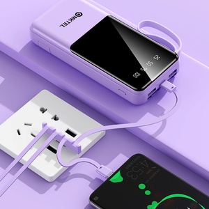 Super Fast Charge 20,000mah Portable Power Lanyard Large-Capacity PVC Mobile Phone Holder for Outdoor Use 12W Output Power - Product Image 4