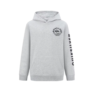 <span class=keywords><strong>Quiksilver</strong></span> เสื้อสเวตเตอร์มีฮู้ดแบบสวมศีรษะขนาดใหญ่ของเด็กผู้ชายใส่สบายนุ่มพร้อมกระเป๋าด้านหน้าฤดูหนาวพิมพ์ลายผ้าถัก - Product Image 5