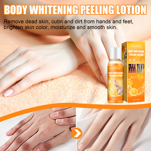 Lotion exfoliante pour le corps à l'orange EELHOE, soin de la peau organique, lotion exfoliante blanchissante pour la peau noire - Product Image 2