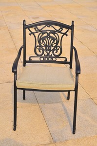 <span class=keywords><strong>Fauteuil</strong></span> en aluminium moulé léger et robuste, facile à déplacer pour toutes les occasions en extérieur, assise confortable, vente flash - Product Image 6